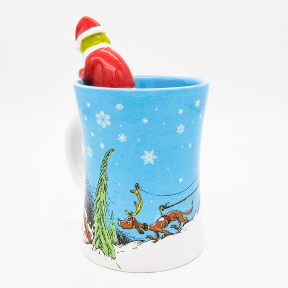 Grinchmas Christmas Figurine Mug, How The Grinch Stole Christmas 12oz Cup - Picture 9 of 10